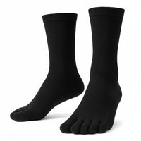 Five-Toe Grip Tech socks Black (Each size includes 2 pairs) - V + Force