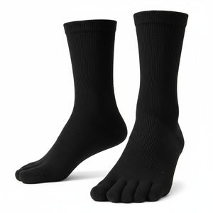 Five-Toe Grip Tech socks Black (Each size includes 2 pairs) - V + Force